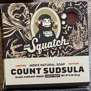 *5/$30* Dr. Squatch Count Sudsula Men's Natural Soap